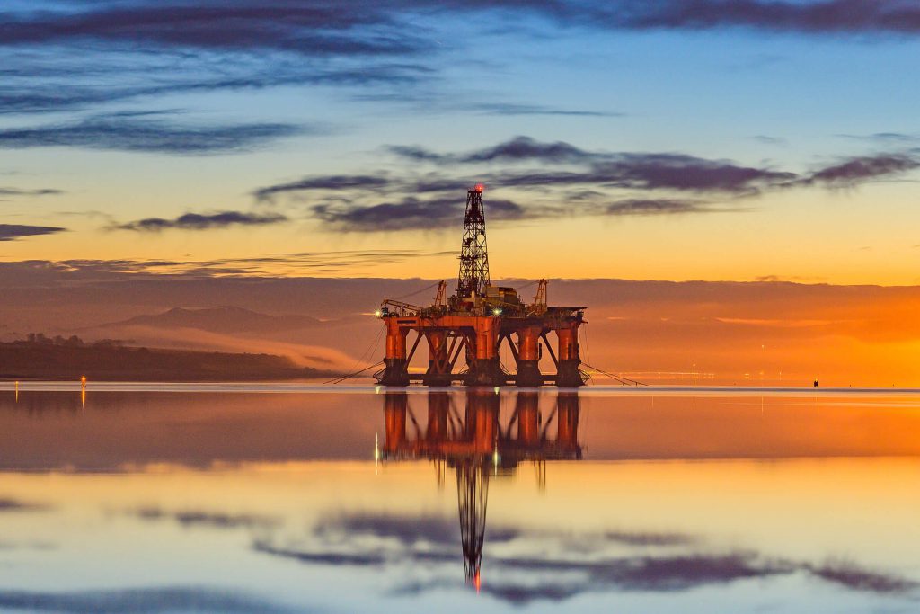 Cromarty firth oil rig